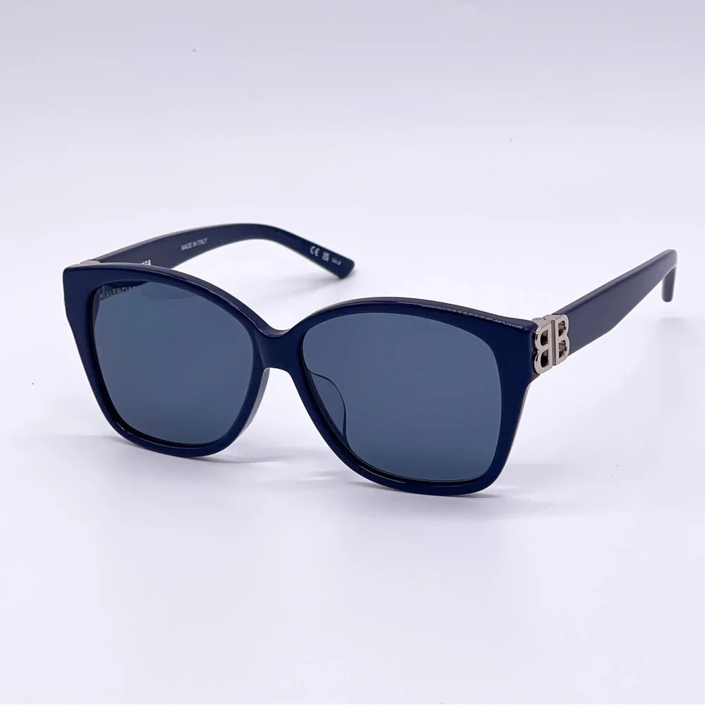 NEW BB0135SA 004 WOMEN BLUE BALENCIAGA SUNGLASSES BB0135S